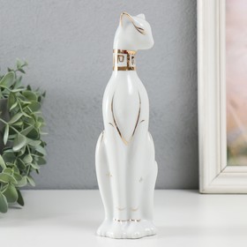 Сувенир керамика 'Кошка египетская, белая' 23х5,5х6 см