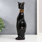 Сувенир керамика "Кошка египетская, чёрная" 21х5,5х6 см - фото 3130955