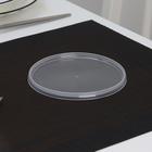 Крышка пластиковая одноразовая к банке, d=12 см, прозрачная - Фото 1