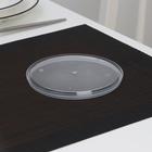 Крышка к ведёрку одноразовая, пластик, d=12.5 см, прозрачная - Фото 2