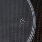 Крышка к ведёрку одноразовая, пластик, d=12.5 см, прозрачная - Фото 4