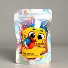 Мяч каучуковый «Не лопни от счастья», цвета МИКС,в пакете - фото 6357324
