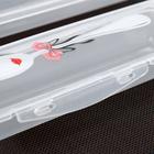 Футляр для столовых приборов Доляна, 24×7.5×3.8 см, прозрачный, рисунок МИКС - Фото 9