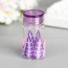 Баночка для скрапбукинга стекло "Цветочная" МИКС 5х2,2х2,2 см (комплект 12 шт) - фото 49403242