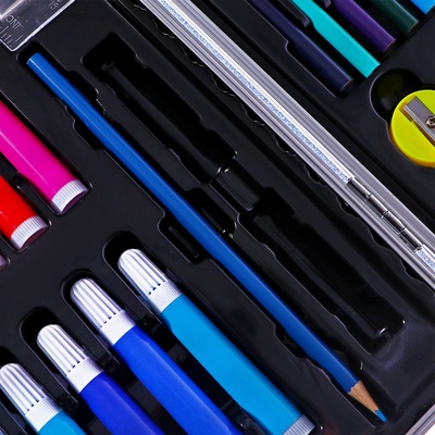 Набор для рисования, ПВХ, синий, МИКС