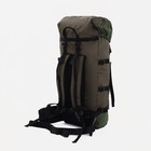 Рюкзак туристический, 100 л, отдел на молнии, 3 наружных кармана, Huntsman, цвет хаки - Фото 2