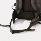 Рюкзак туристический, 80 л, отдел на молнии, 3 наружных кармана, цвет хаки - Фото 3