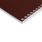 Блокнот А6, 40 листов на гребне "Корпоративный" коричневый, ВД-лак - Фото 3
