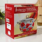 Кастрюля эмалированная «Пион», 3.1 л, стеклянная крышка, индукция - Фото 7