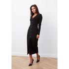 Платье с пуговицами MIST, чёрный, 46 5309494