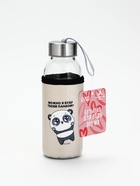 Бутылка для воды стеклянная в чехле «Можно я буду твоей пандой», 350 мл - Фото 2