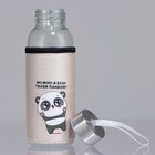 Бутылка для воды стеклянная в чехле «Можно я буду твоей пандой», 350 мл - Фото 3