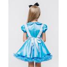 Карнавальный костюм «Алиса в стране чудес»,  платье, ободок, р.28, рост 110 см - Фото 2