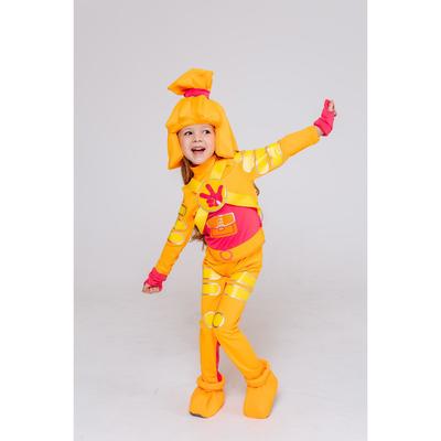 Карнавальный костюм "Симка", шапка, рубашка, брюки, ботинки, р.30, рост 116 см