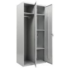 Шкаф для раздевалок Стандарт LS – 21 – 80 U, 813×500×1830 мм, цвет серый 5481121 Шкаф для раздевалок Стандарт LS – 21 – 80 U, 813×500×1830 мм, цвет серый 5481121