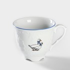 Чашка кофейная «Рококо Гуси», 170 мл, фарфор - фото 4316240