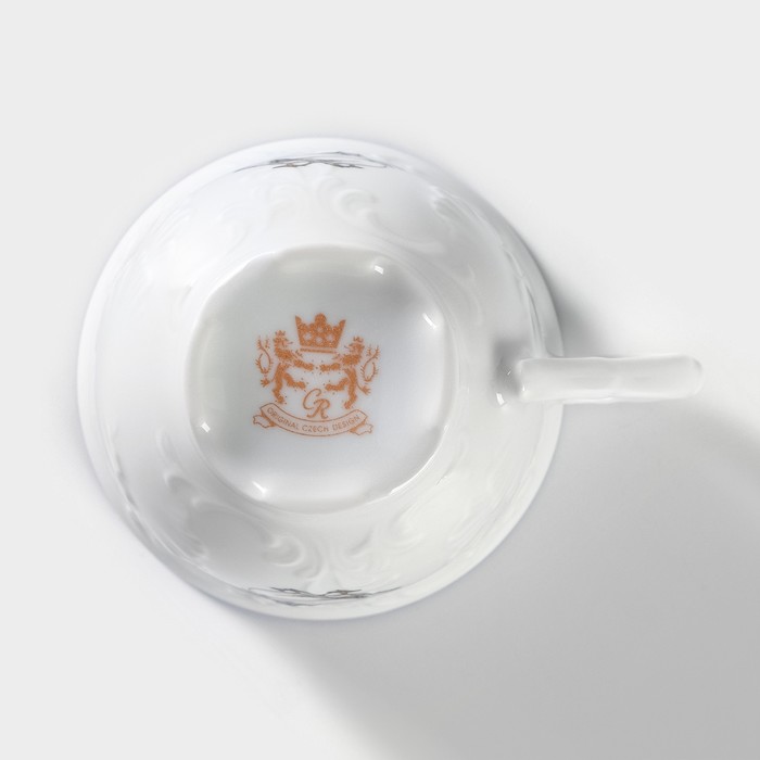 Чашка кофейная «Рококо Гуси», 170 мл, фарфор - фото 1890996389