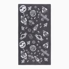 Полотенце махровое «Этель» Cosmotime, 70×130 см, хлопок 100%, серое - Фото 5