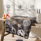 Полотенце махровое «Этель» Cosmotime, 70×130 см, хлопок 100%, серое - Фото 2