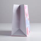 Пакет подарочный ламинированный квадратный, упаковка, «Love», 22 х 22 х 11 см - Фото 3