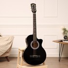 Гитара акустическая Music Life QD-H38Q-JP черная, 6-ти струнная, 97 см - фото 321009790