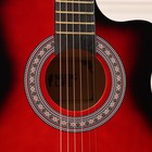 Гитара акустическая Music Life QD-H38Q-JP красная, 6-ти струнная, 97 см - Фото 3