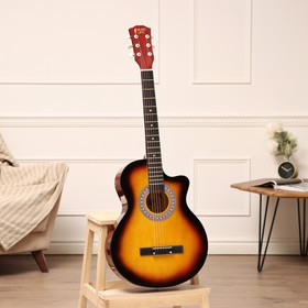 Гитара акустическая Music Life QD-H38Q-JP санберст, 6-ти струнная, 97 см 5095809