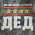 Шапка для бани с принтом «Главнокомандующий ДЕД», войлок - Фото 2