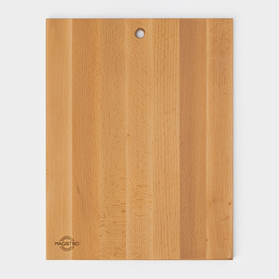 Доска разделочная Magistro, 40×30×1.2 см, дерево дуб