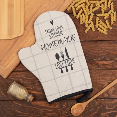 Варежка-прихватка Kitchen 20×28 см, саржа, 100% хлопок, ватин 250 г/м²