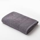 Полотенце махровое Этель «Минимализм» 70×140 см, цвет графит 100% хлопок, 360 г/м² 5469166