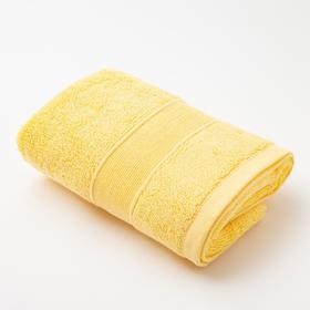 Полотенце махровое Этель «Уют» 35х75 см, цвет жёлтый 100% хлопок, 600 гр/м2