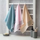 Полотенце махровое Этель "Фантазия" 33х73 см +/- 2 см, цвет Светло-розовый 100% хлопок, 600 гр/м2 5469182