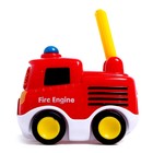 Музыкальная игрушка «Пожарная машина», звук, свет, цвет красный - фото 3974271