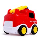 Музыкальная игрушка «Пожарная машина», звук, свет, цвет красный - фото 3974272