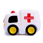 Музыкальная игрушка «Машина скорой помощи», звук, свет, цвет белый - фото 3713930
