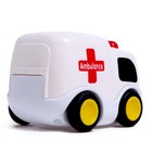 Музыкальная игрушка «Машина скорой помощи», звук, свет, цвет белый - фото 3713931