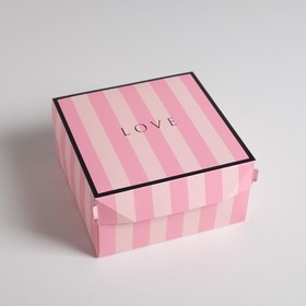 Коробка складная «Розовая», 17 × 9 × 17 см