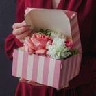 Коробка подарочная складная, упаковка, «Розовая», 17 х 9 х 17 см - Фото 6