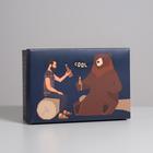 Коробка подарочная складная, упаковка, «Для настоящего мужчины», 30 х 20 х 9 см 5383501