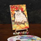 Картина по номерам на холсте с подрамником «Кот в осеннем лесу», 30х20 см - Фото 2