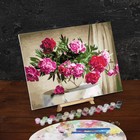 Картина по номерам на холсте с подрамником «Букет в стеклянной вазе», 40х30 см - Фото 2