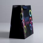 Пакет подарочный ламинированный квадратный, упаковка, «Happy Birthday», 22 х 22 х 11 см - Фото 2