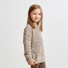 Джемпер детский MINAKU: Casual Collection KIDS, бежевый, рост 110 см - фото 39528059