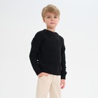 Джемпер детский MINAKU: Casual Collection KIDS, цвет черный, рост 104 - Фото 3