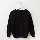 Джемпер детский MINAKU: Casual Collection KIDS, чёрный, рост 140 см - Фото 7
