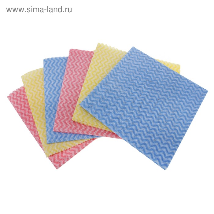 Набор салфеток, перфорированные, вискоза 6 шт 30*60 см - Фото 1