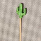 Шпажки Доляна «Гладкий кактус», h=12 см, набор 25 шт. - Фото 2