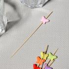 Шпажки Доляна «Бабочка многодневка», 12 см, набор 25 шт. - Фото 1