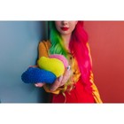 Губки для посуды Доляна «Бублик», 3 шт., пластик, 7×7×2.5 см, МИКС - Фото 6